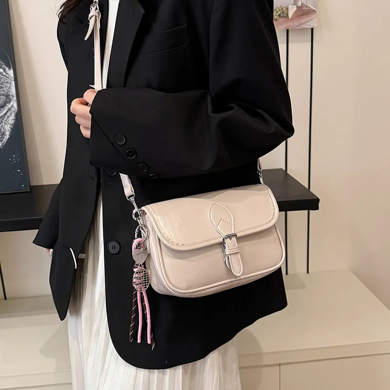 NX DOUGHNUT PU Baguette Shoulder Bag Regular Women's Multicolor-12