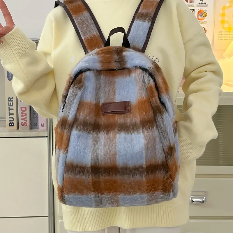 NX DOUGHNUT Composite Cloth Backpack Women's Multicolor-1