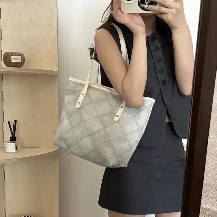 NX DOUGHNUT PU Shoulder Bag Women's White-2