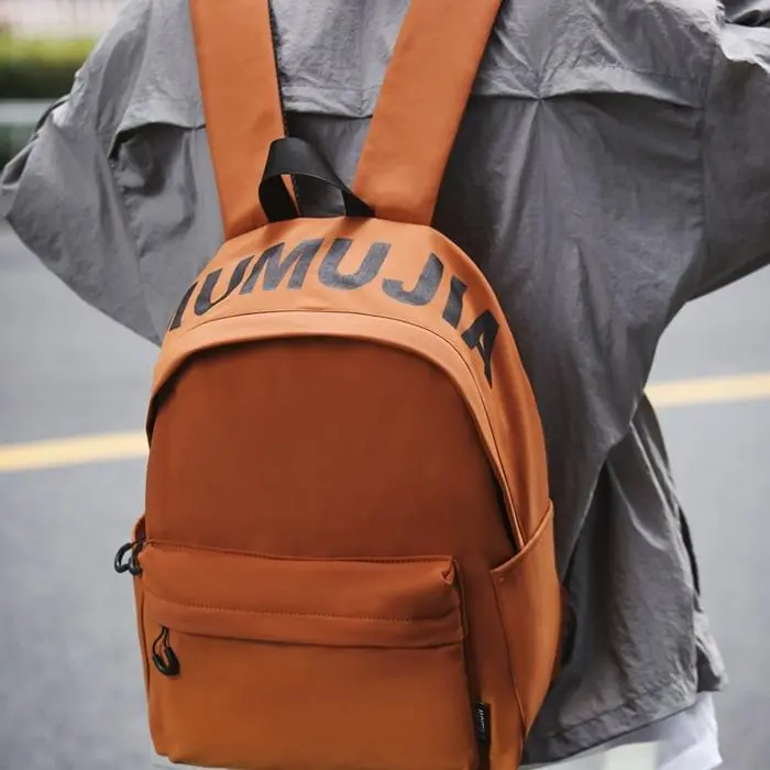 NX DOUGHNUT Nylon Backpack Unisex Ecru/Black/Purple/Dark Brown/Green-12