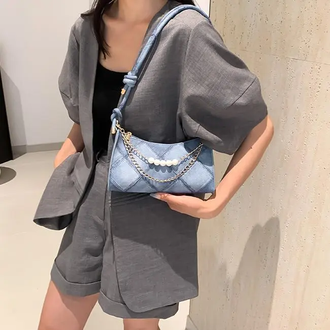 NX DOUGHNUT PU Shoulder Bag, Handbag, Shoulder Bag, Crossbody Bag Regular Women's Black/Gray/Blue-35