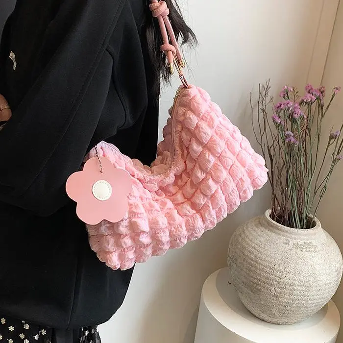 NX DOUGHNUT PU Crossbody Bag, Shoulder Bag Women's White-40