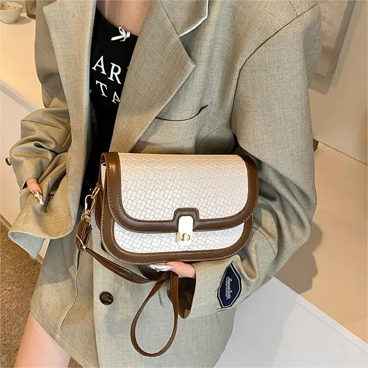 NX DOUGHNUT PU Crossbody Bag, Shoulder Bag Women's Black/Brown/Light Pink/White & Brown-44