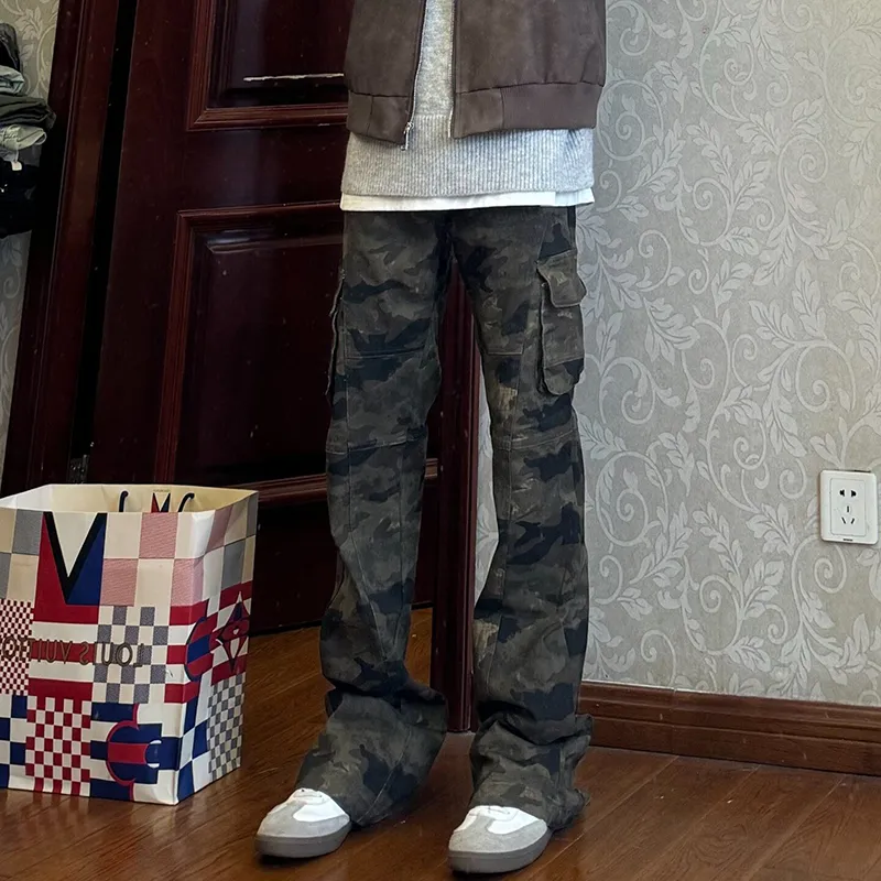 PAINT STAIN Cargo Pants Unisex-9