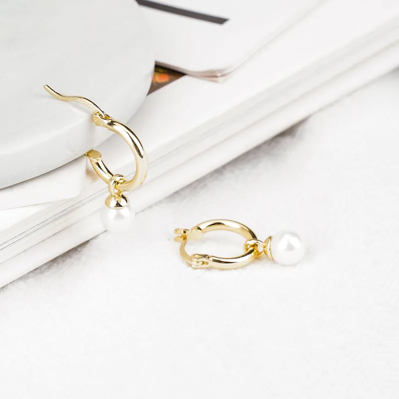 ZURY S925 Silver Hoop Earrings Women's Minimalist Design Fashion Luxury-6