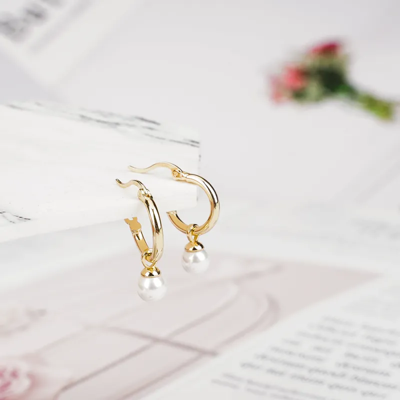 ZURY S925 Silver Hoop Earrings Women's Minimalist Design Fashion Luxury-2