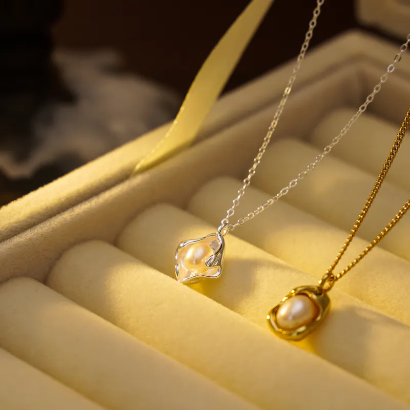 High Quality S925 Silver Necklace Fashion Collarbone Necklace Women's Silver Niche Luxury Refined Necklace-3
