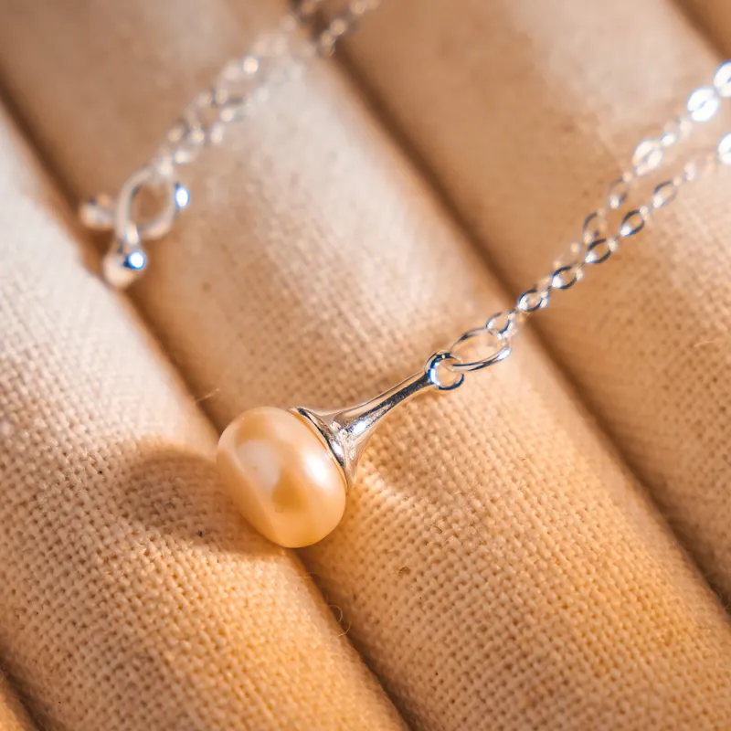 ZURY S925 Silver Collarbone Chain Necklace Women's Silver-3