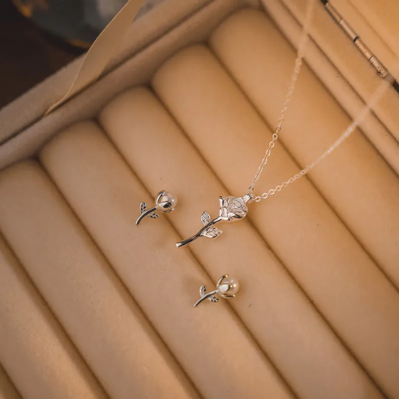 ZURY S925 Silver Collarbone Chain Necklace Women's-2