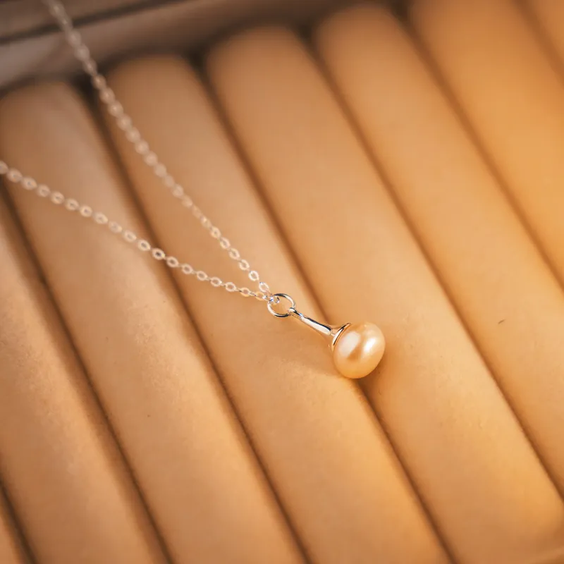 ZURY S925 Silver Collarbone Chain Necklace Women's Silver-5