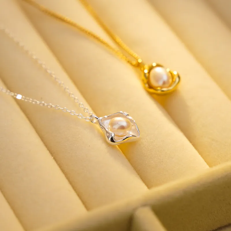 High Quality S925 Silver Necklace Fashion Collarbone Necklace Women's Silver Niche Luxury Refined Necklace-5