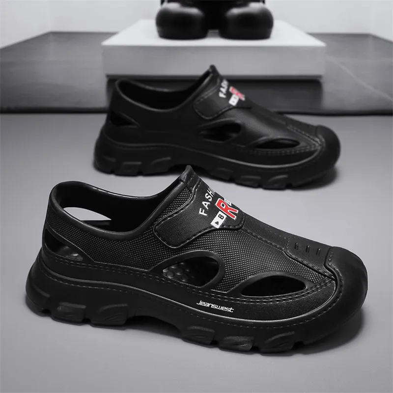 JEANSWEST Slip Resistant Odor Resistant Breathable Abrasion Resistant River Trekking Shoes Men's-6