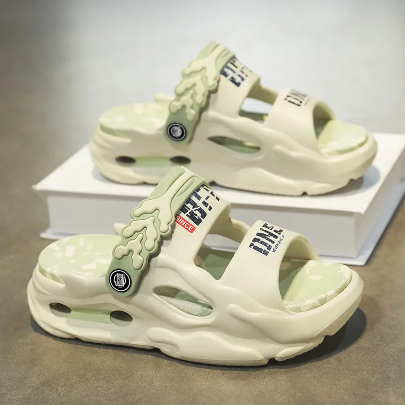 JEANSWEST Beach Sandals Unisex White-5