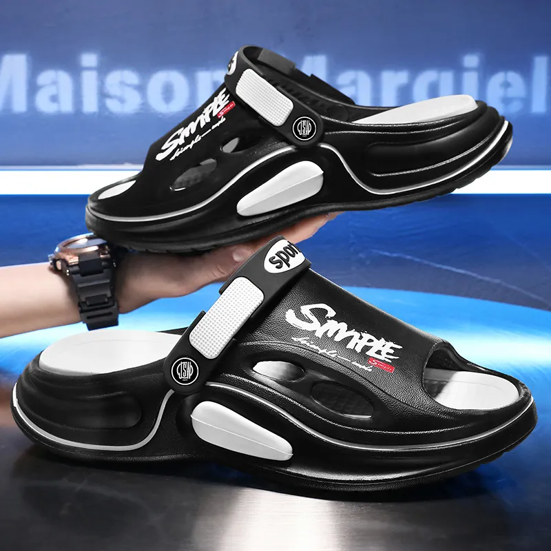 JEANSWEST EVA Cut Out Slip Resistant Abrasion Resistant Slide Slippers Men's-12