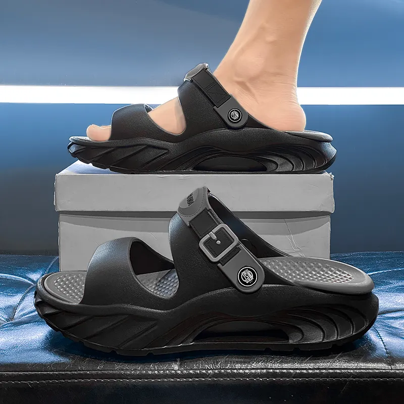 JEANSWEST EVA Cut Out Quiet Slip Resistant Odor Resistant Abrasion Resistant Slide Slippers Men's-7