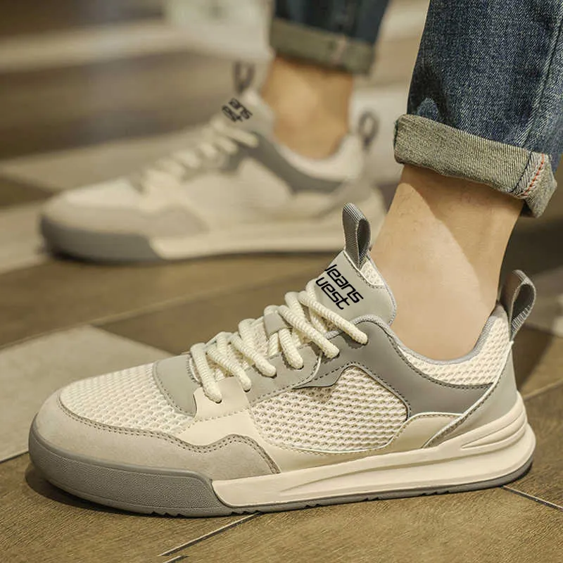 JEANSWEST Shock Absorbing, Non Slip, Wear Resistant, Breathable And Lightweight Low Top Casual Shoes Men's-2