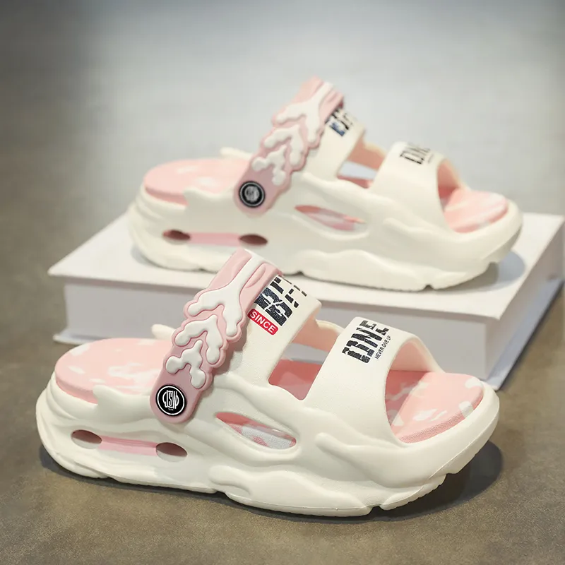 JEANSWEST Beach Sandals Unisex White-7