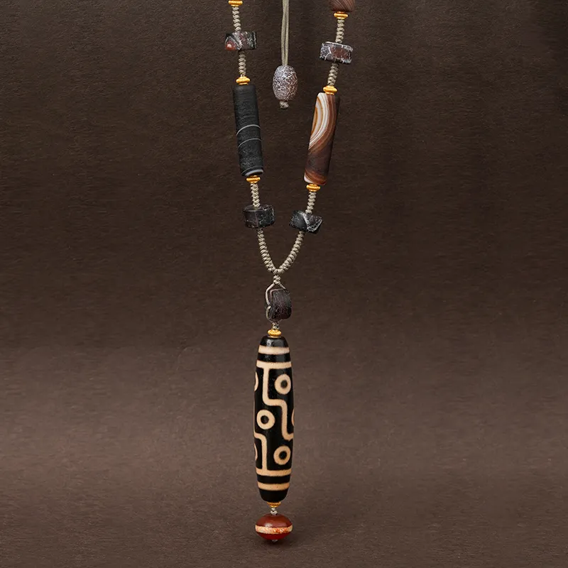 MUXIANG Jade Necklaces Unisex-3