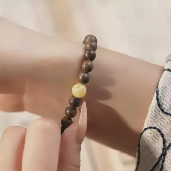 MUXIANG Agarwood Bracelets Unisex