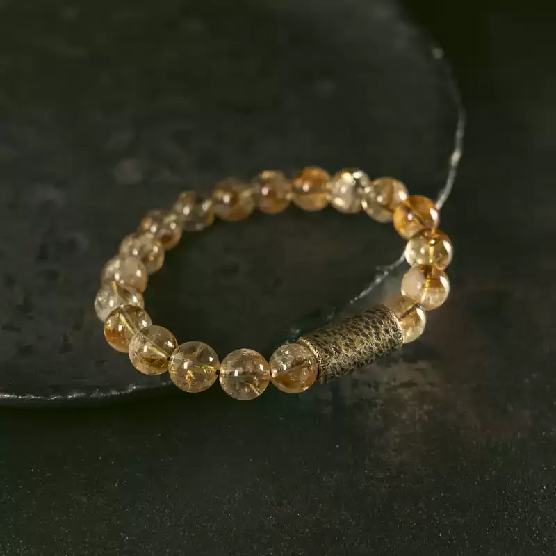 MUXIANG Crystal Jade Bracelets Unisex-3