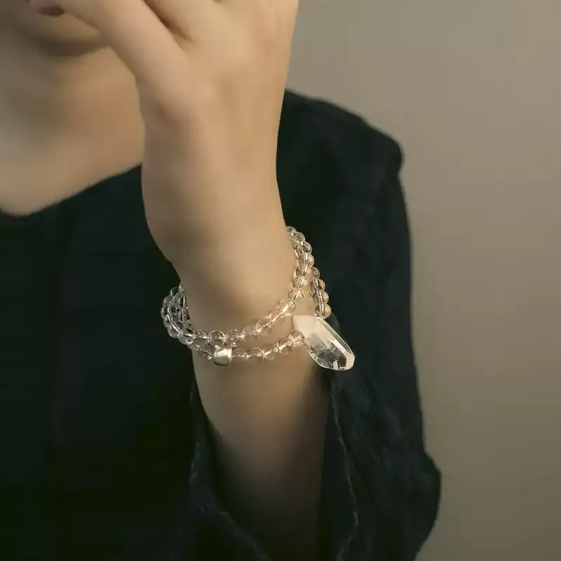 MUXIANG Crystal Bracelets Unisex-2
