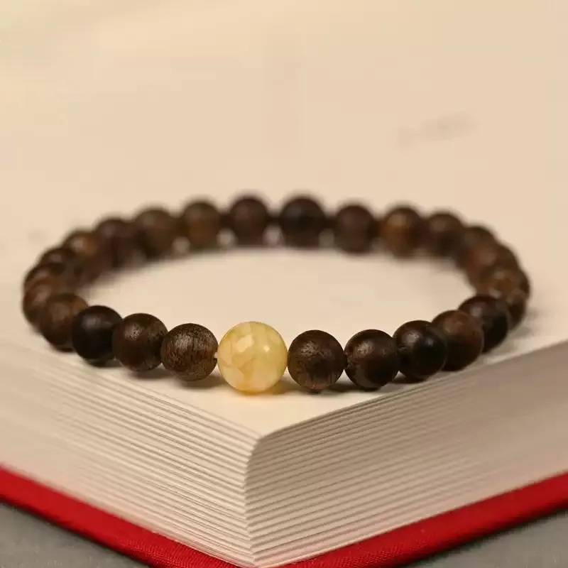 MUXIANG Agarwood Bracelets Unisex-3