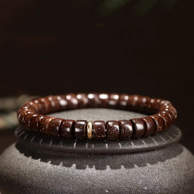 MUXIANG Coconut Shell Beads Bracelets Unisex-3