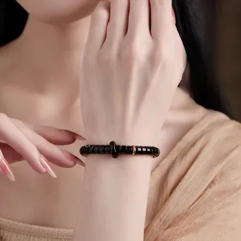 MUXIANG Coconut Shell Beads Bracelets Unisex