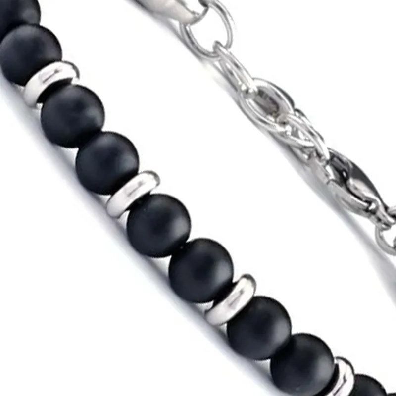 MUXIANG Scrub Stone Bracelets Unisex-3