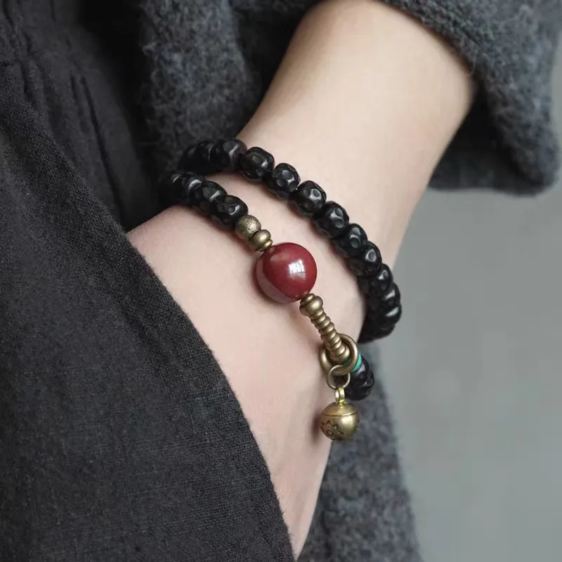 MUXIANG Coconut Shell Beads Bracelets Unisex-1