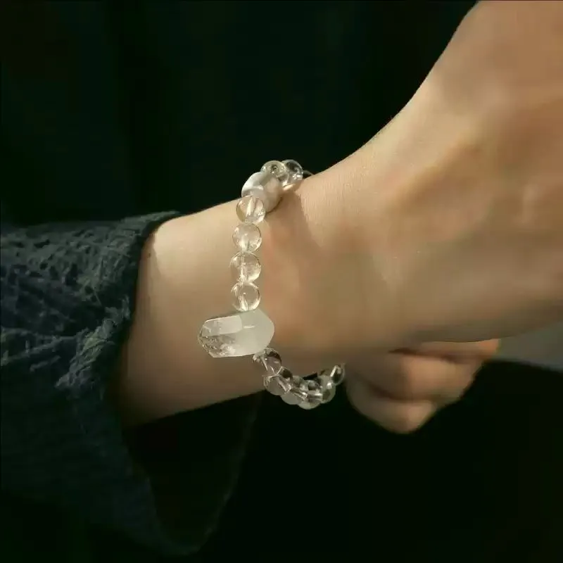 MUXIANG Crystal Jade Bracelets Unisex-1