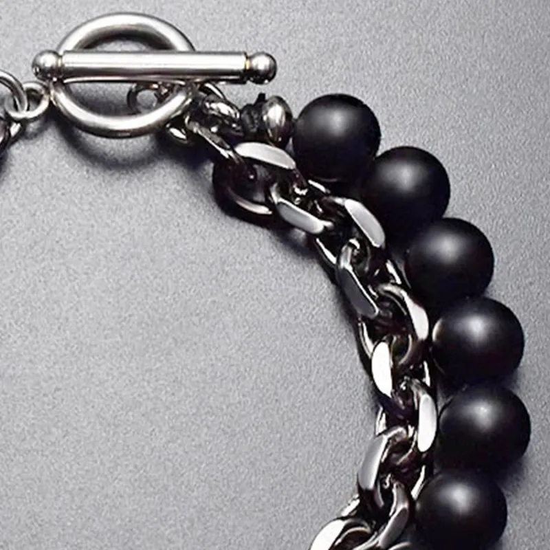 MUXIANG Tiger's Eye Stone Bracelets Unisex-2