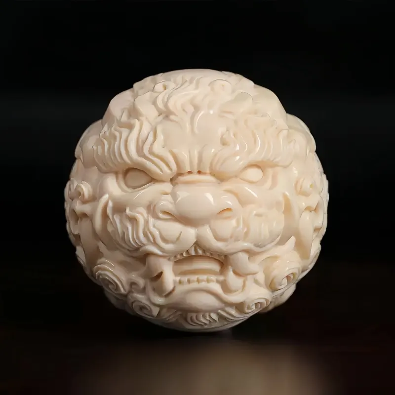 MUXIANG Ivory Nut Handlebar Piece Unisex-1