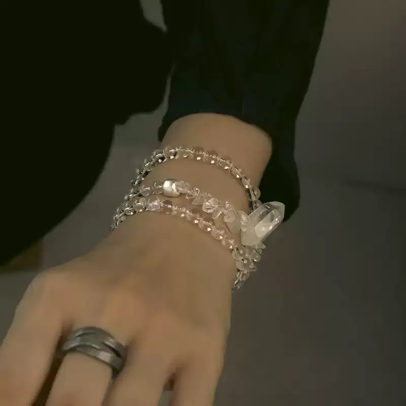MUXIANG Crystal Bracelets Unisex-1
