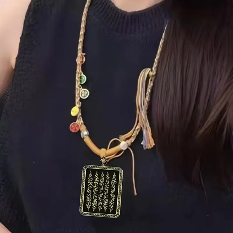 MUXIANG Necklaces Unisex-4