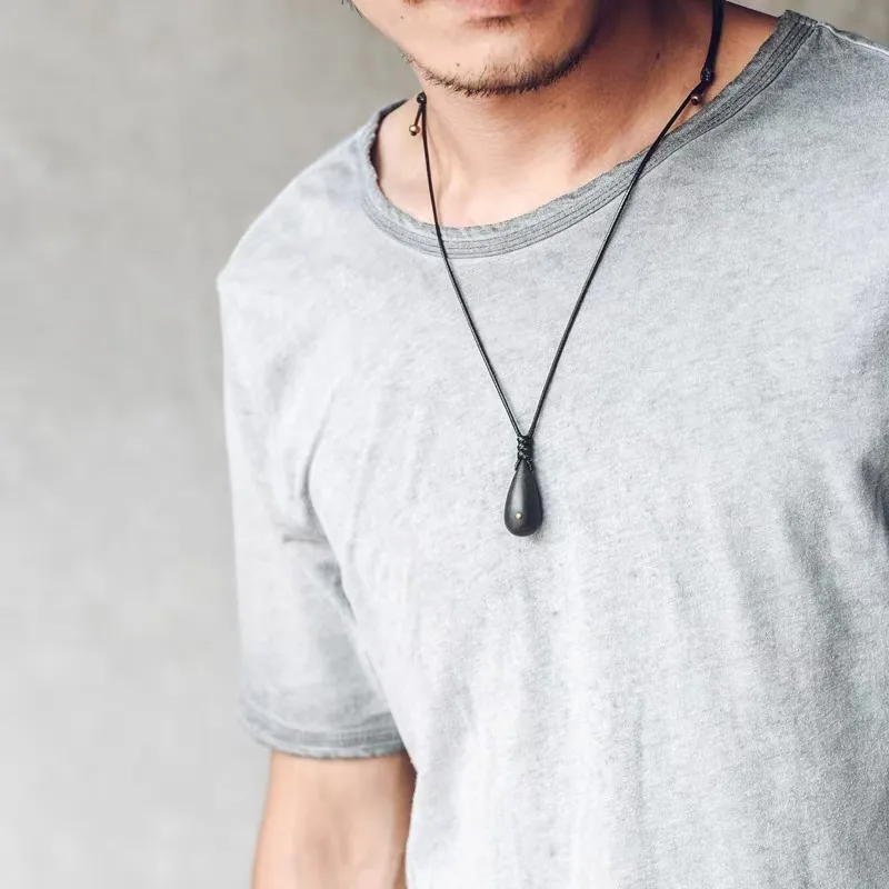 MUXIANG Wooden Necklaces Unisex-1