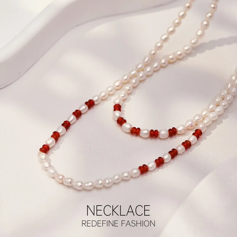 Mofei Pearl Necklaces Women's-4