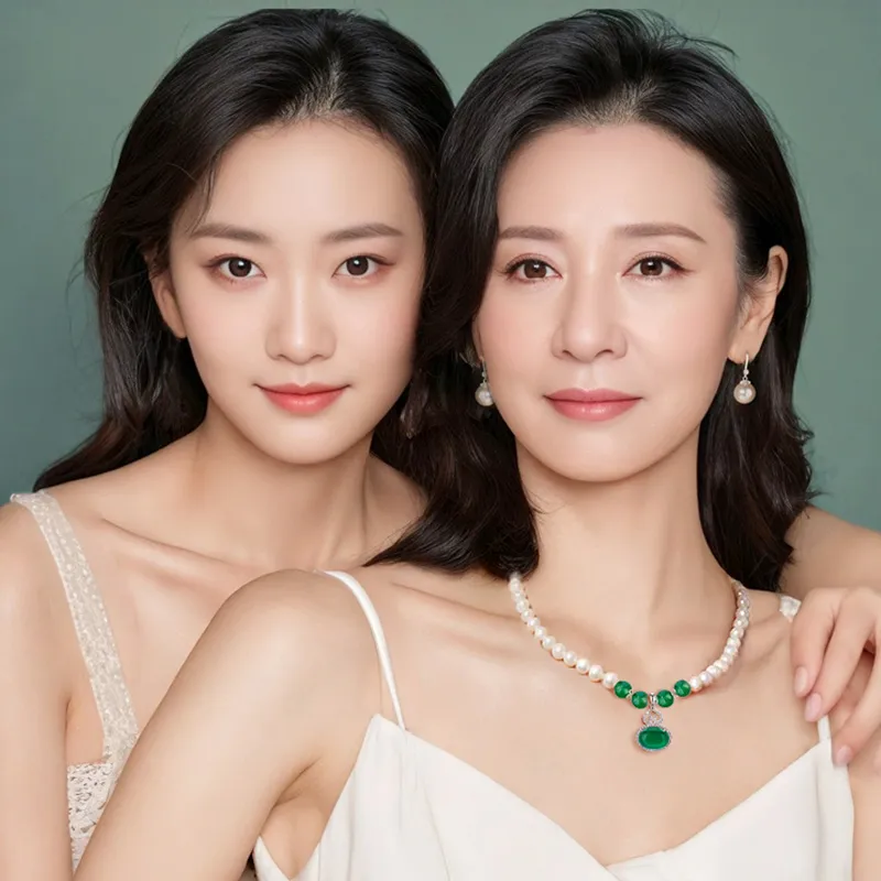 Mofei Pearl Necklaces Women's-5