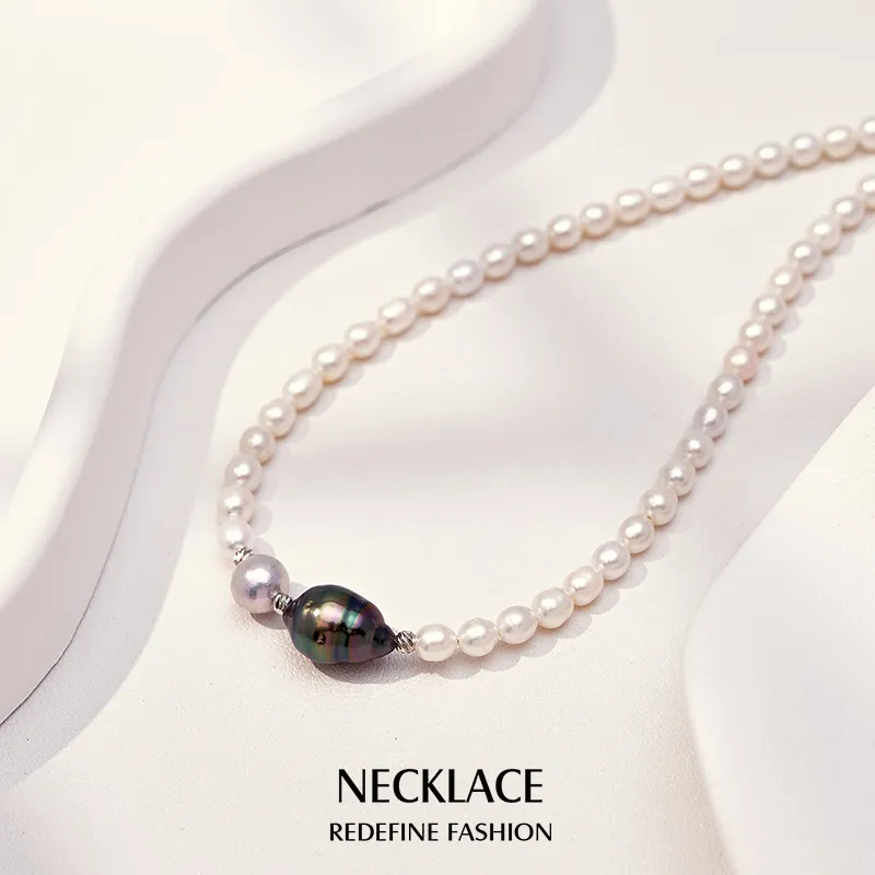Mofei Pearl Necklaces Women's-4