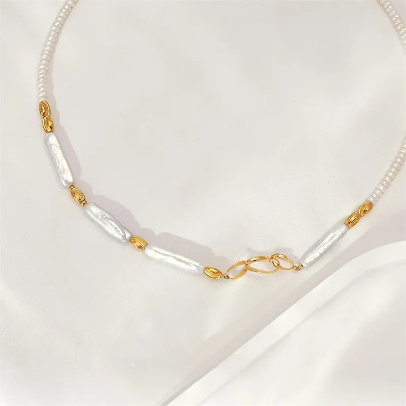 Mofei Pearl Necklaces Women's-6