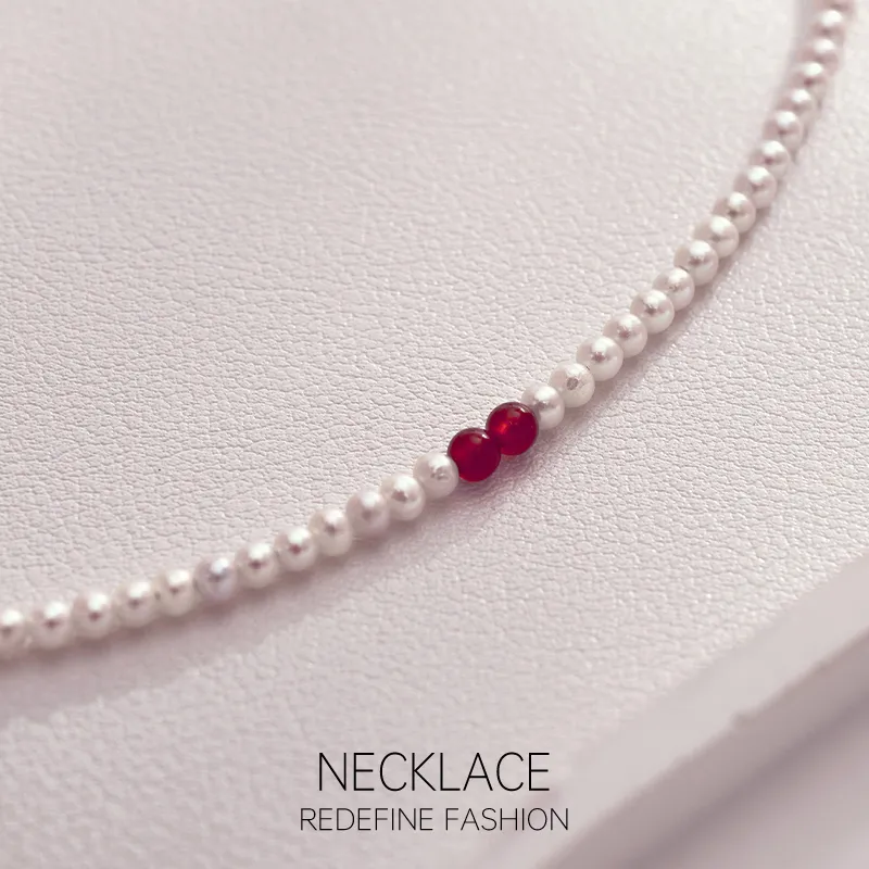 Mofei Pearl Necklaces Women's-5