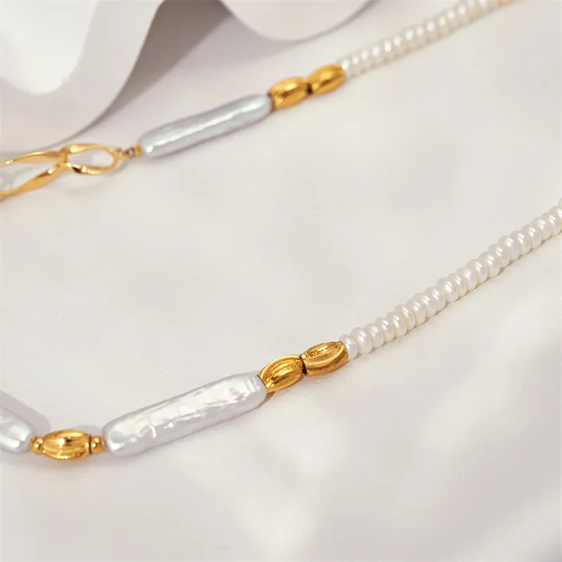 Mofei Pearl Necklaces Women's-7