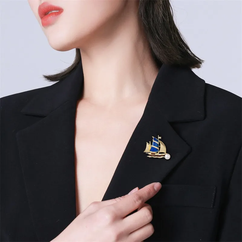 Mofei Freshwater Pearl Brooches Unisex-2