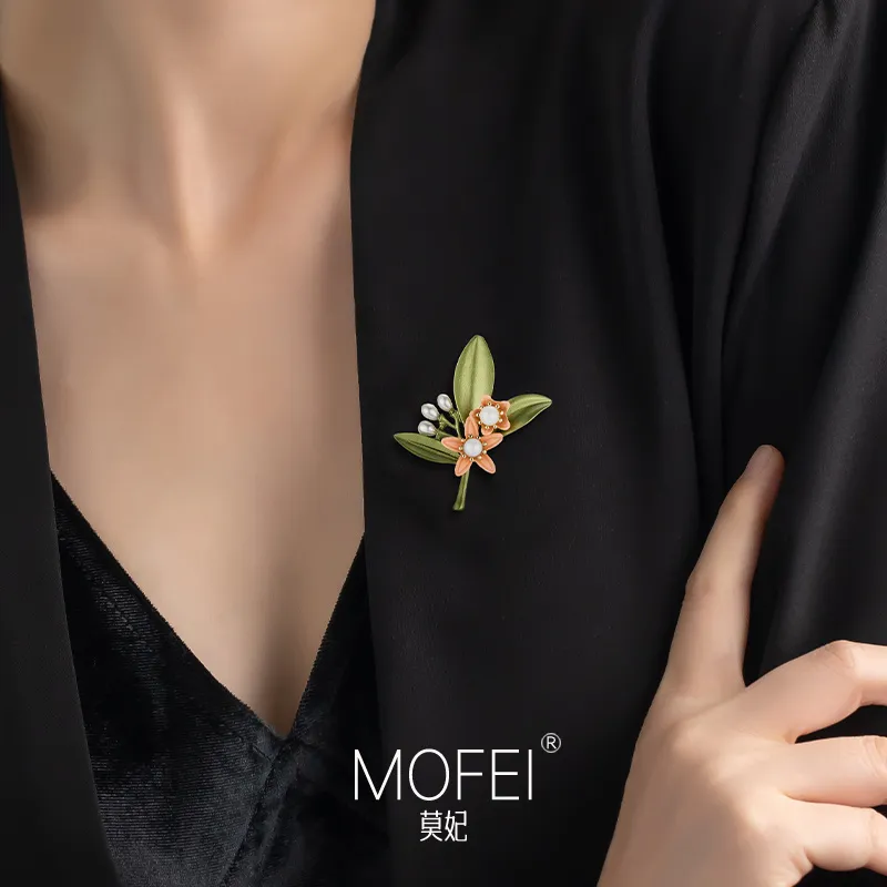Mofei Freshwater Pearl Brooches Women's-3