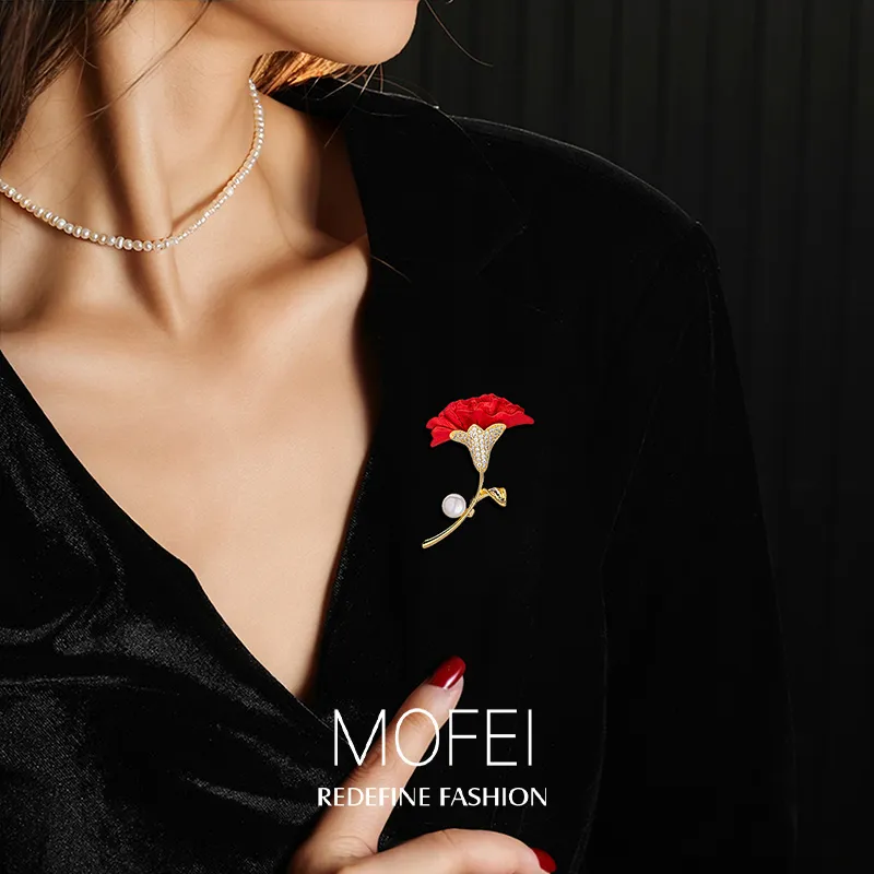 Mofei Freshwater Pearl Brooches Women's-2