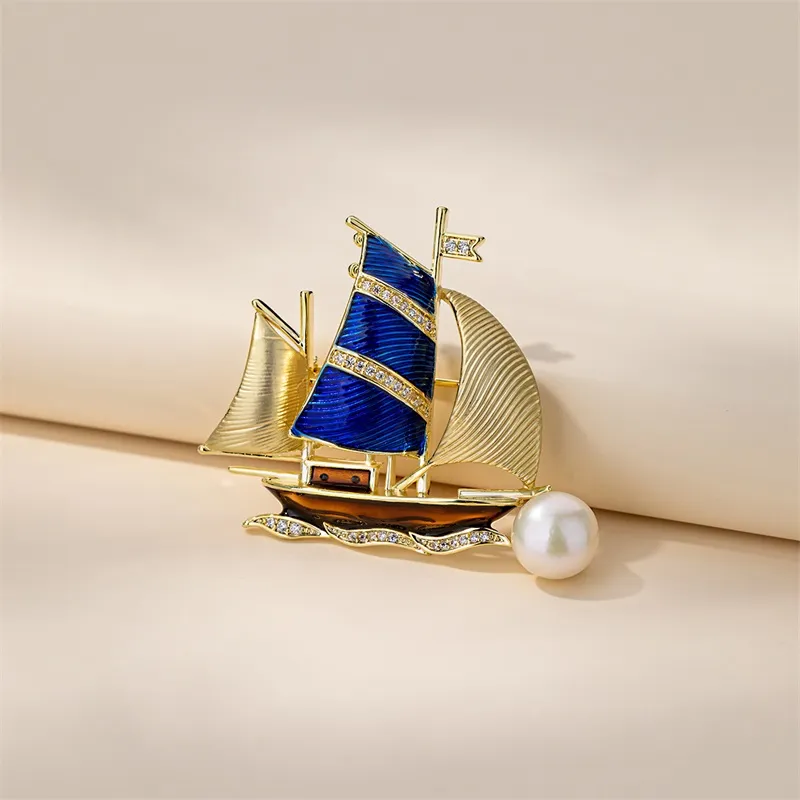 Mofei Freshwater Pearl Brooches Unisex-4