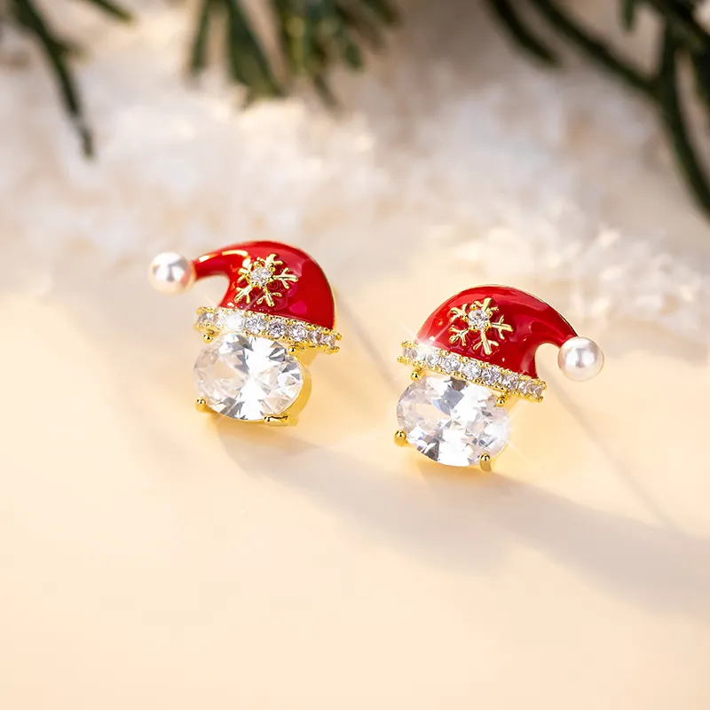 Mofei Alloy Earring Studs Women's Fashion Box-1