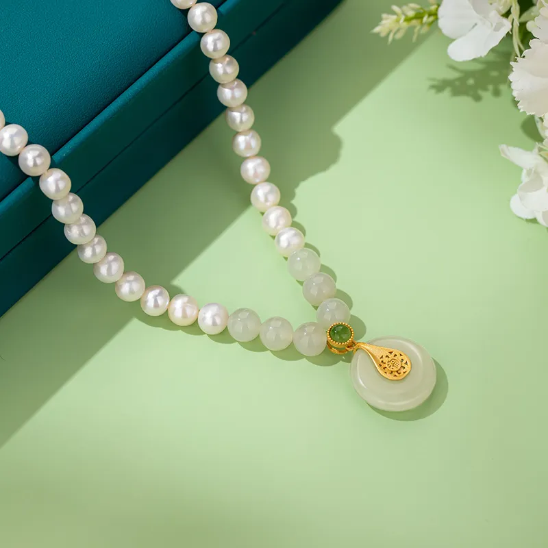 Mofei Pearl Necklaces Women's-4