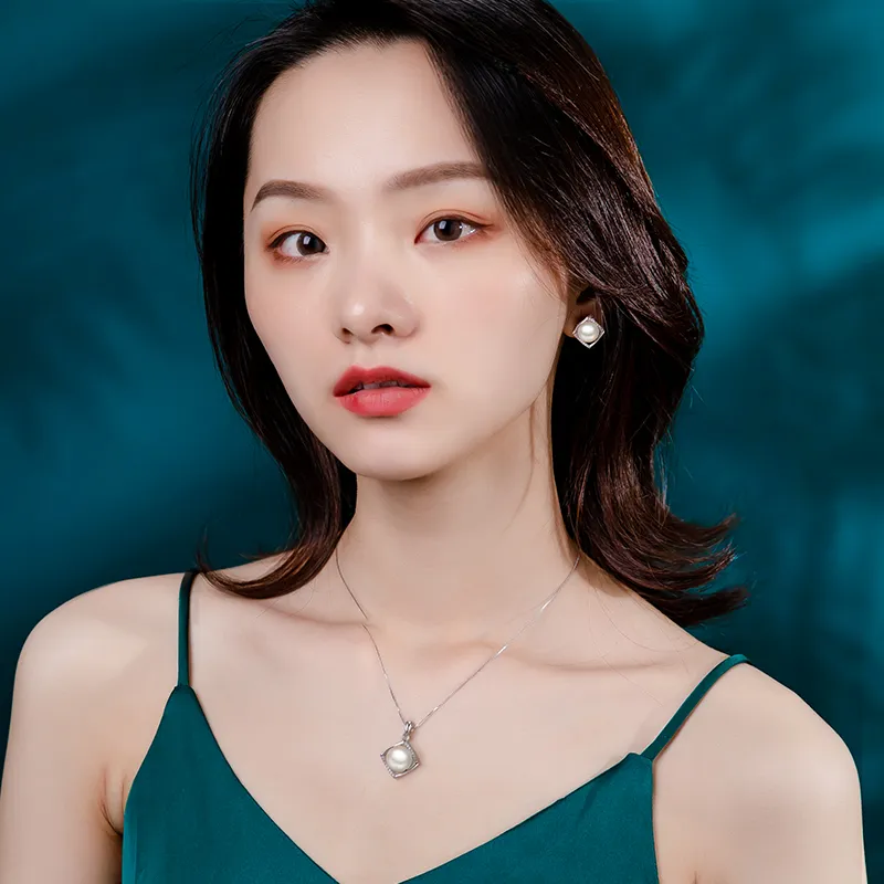 Mofei Pearl Necklaces Women's-3