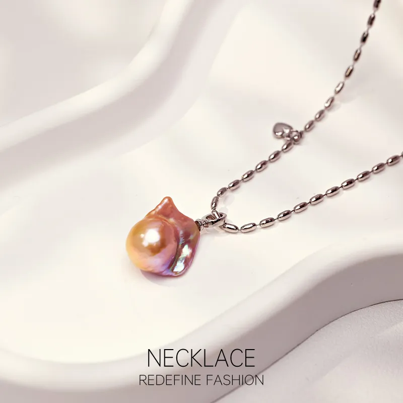 Mofei Pearl Necklaces Women's-4